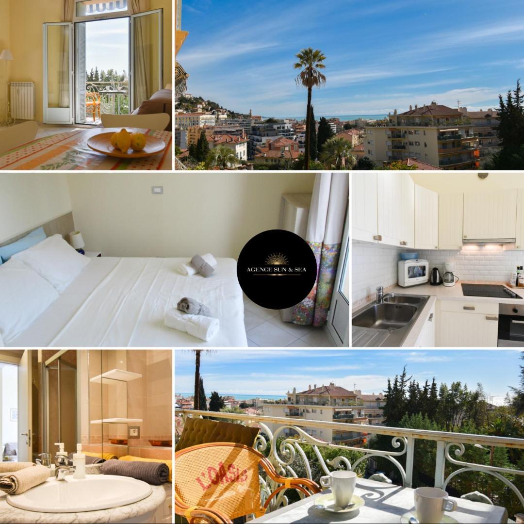 Le Montfleuri- Centre-Ville - Parking Prive - Vue Mer 멍똥 외부 사진